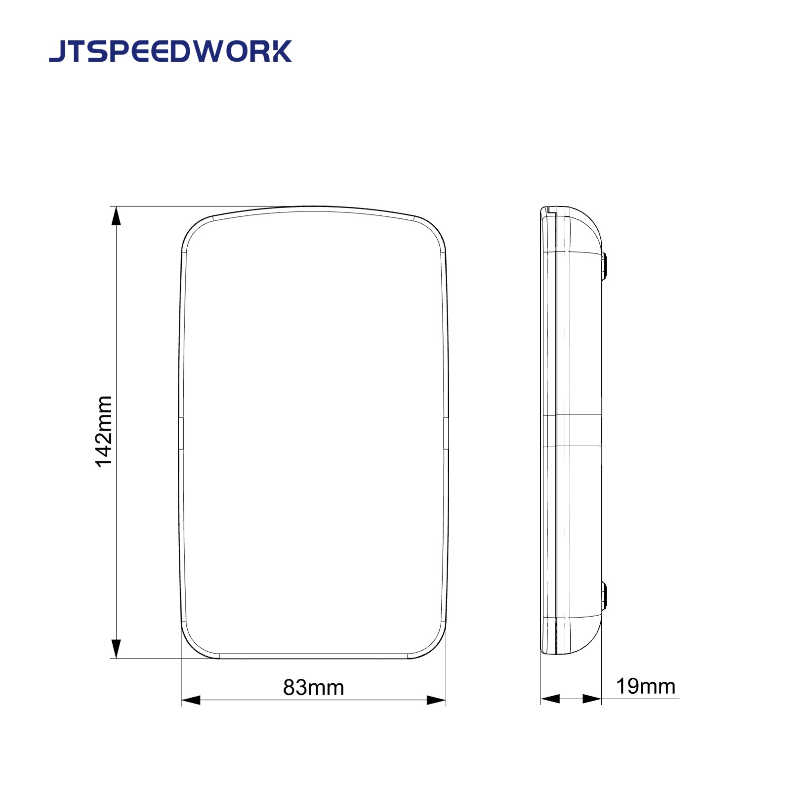 JT-6210 0–80 cm UHF RFID-skrivebords-USB-leser og skriver ISO18000-6C