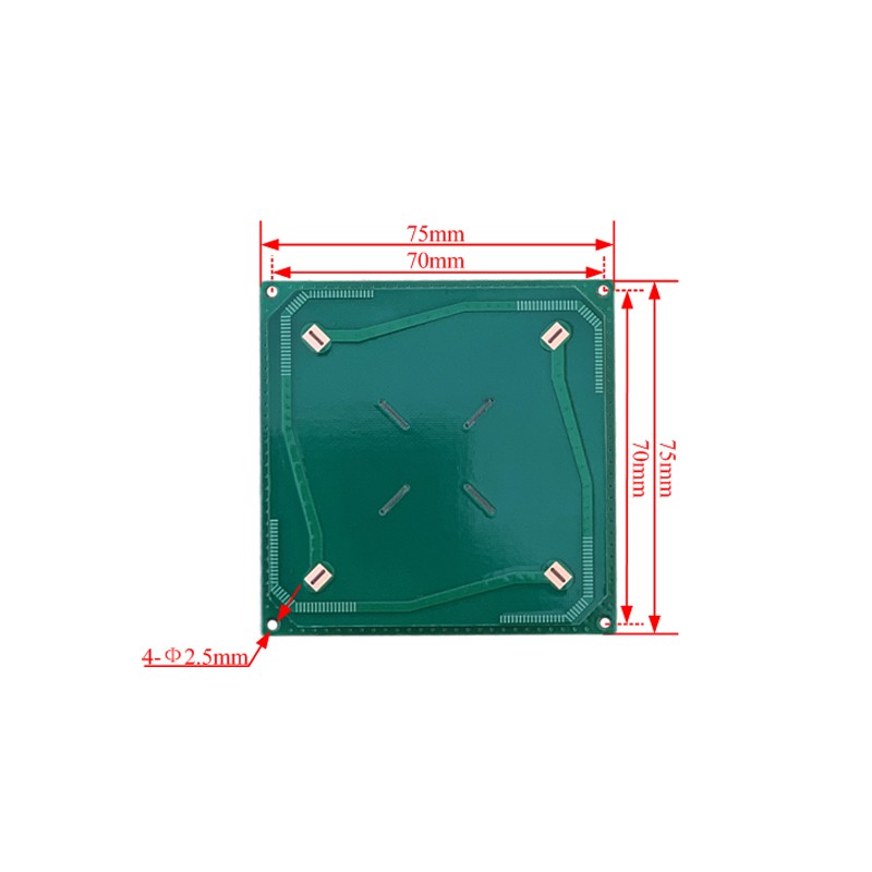 JT-T075R 4dBi 860–960 MHz RFID UHF spiral sirkulært polarisert antenne