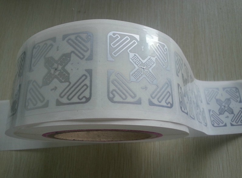 860–960 MHz Monza 4E papir UHF RFID-etiketter for termisk skriver