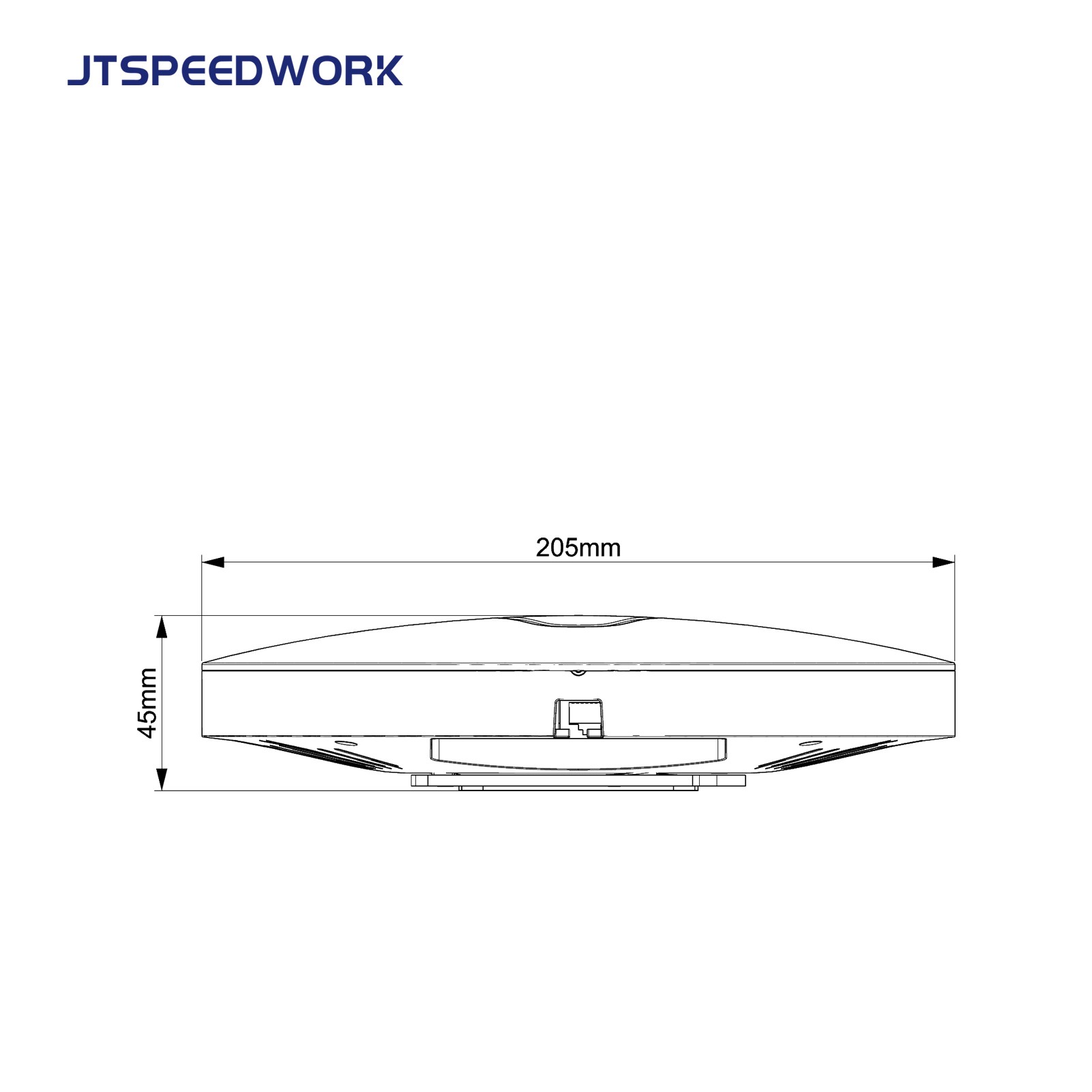 JT-R2420A 2,4 GHz RFID omnidireksjonell takleser for innendørs bruk