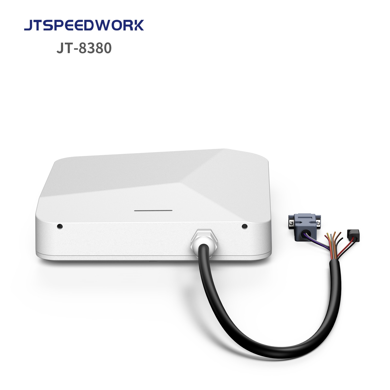 JT-8380 0–6 m UHF RFID 902–928 MHz integrert leser for mellomregisteret