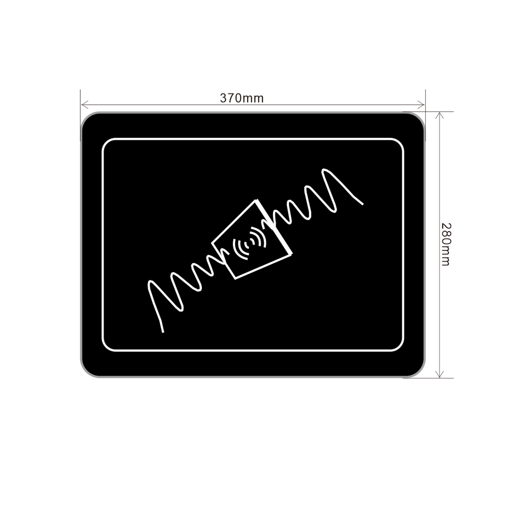 ISO15693 RFID/NFC skrivebordsleser Bibliotekleser