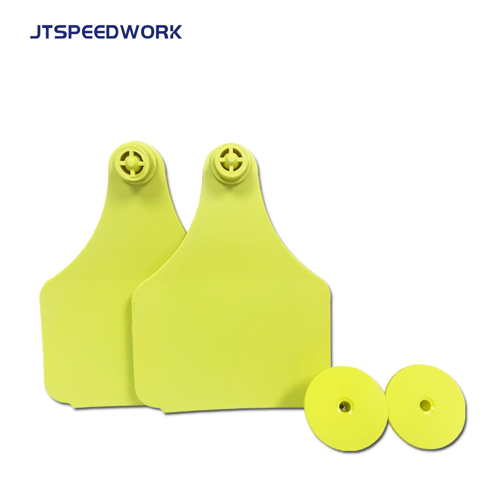 JT-E10080 100 * 75 mm UHF RFID øremerke for storfe for husdyrhåndtering