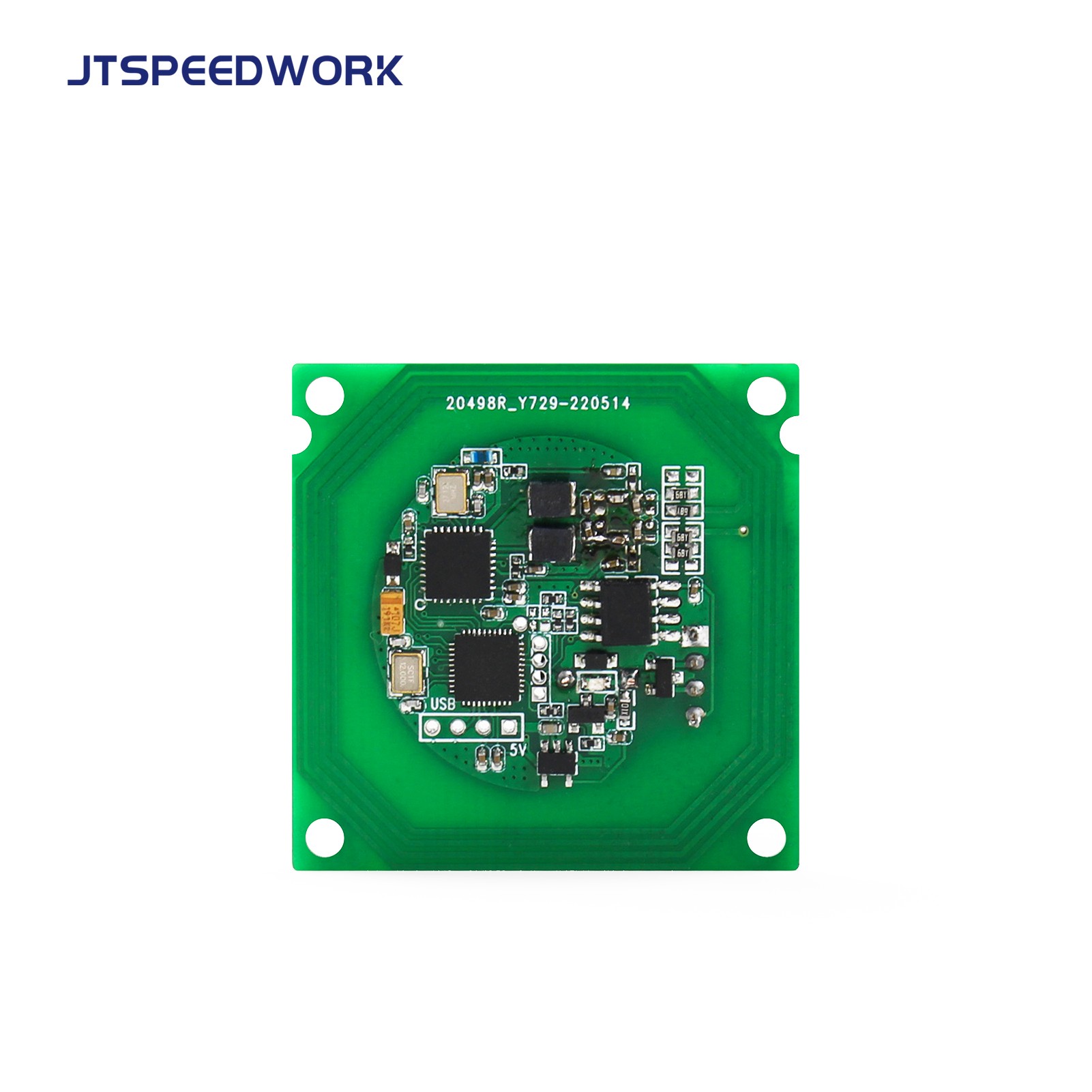 JT-1550 Liten mini HF RFID 13,56 MHz-modul ISO14443A ISO 15693-protokoll