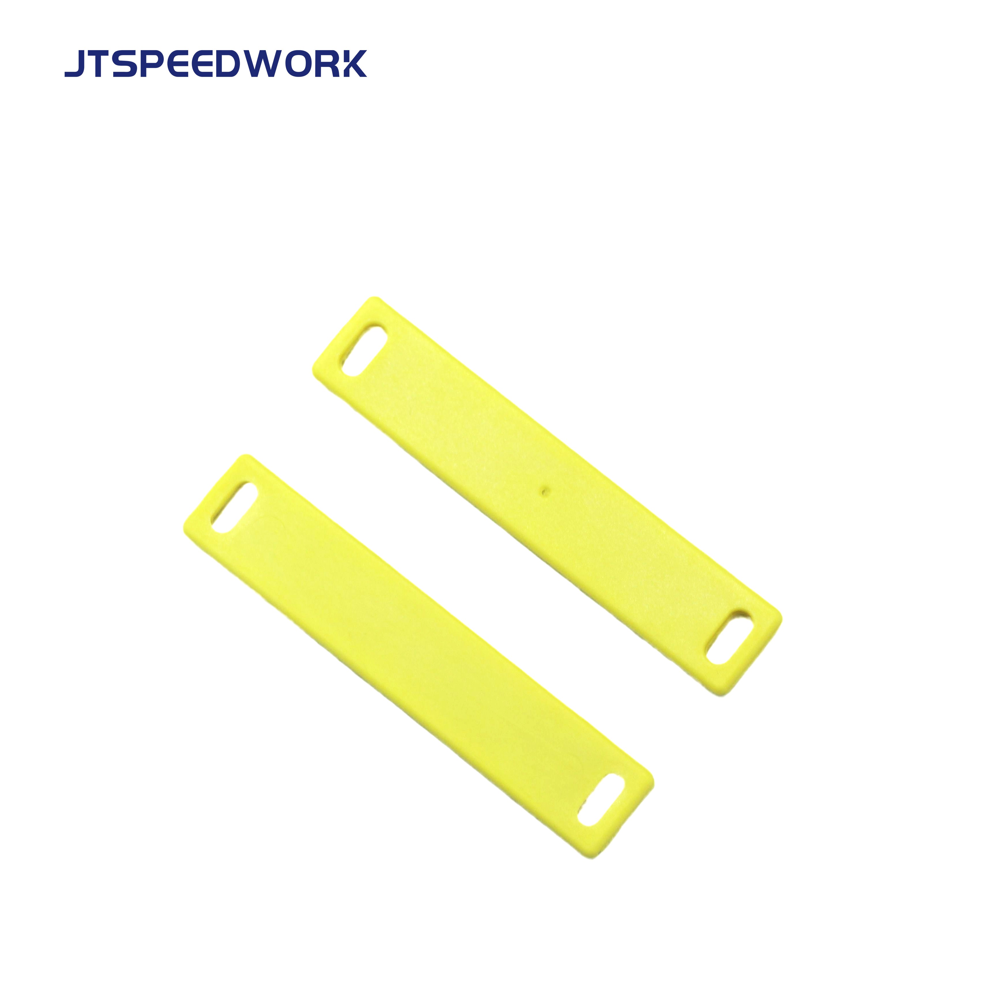 JT-K9018 90*18*4mm TPU UHF RFID Impinj Monza R6 Fleksibel Anti-metall Tag