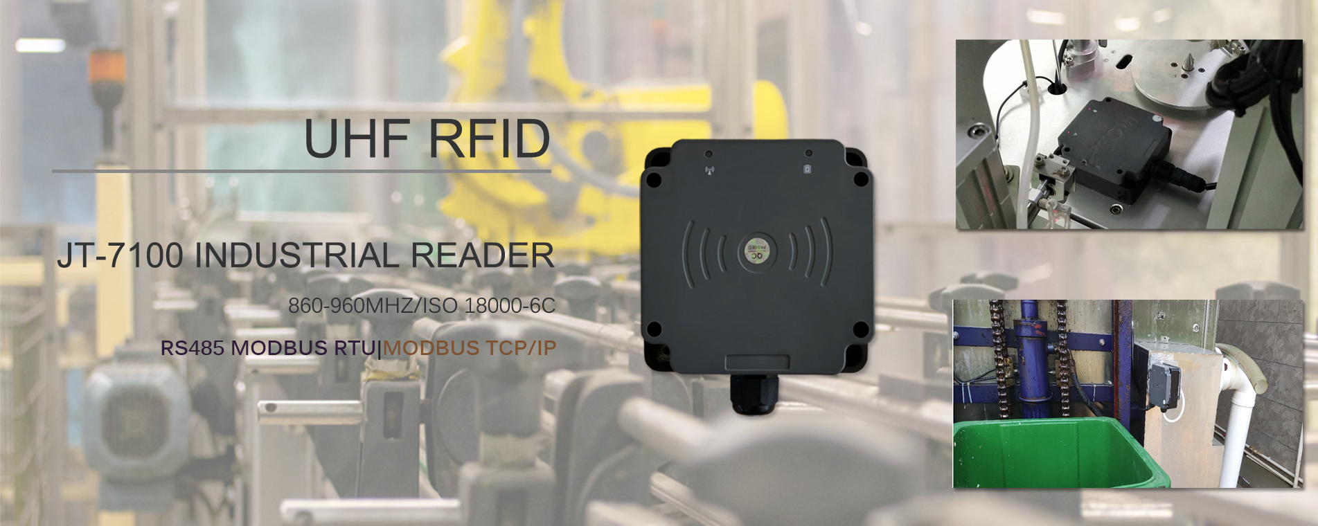 UHF RFID RFID-leser av industriell kvalitet