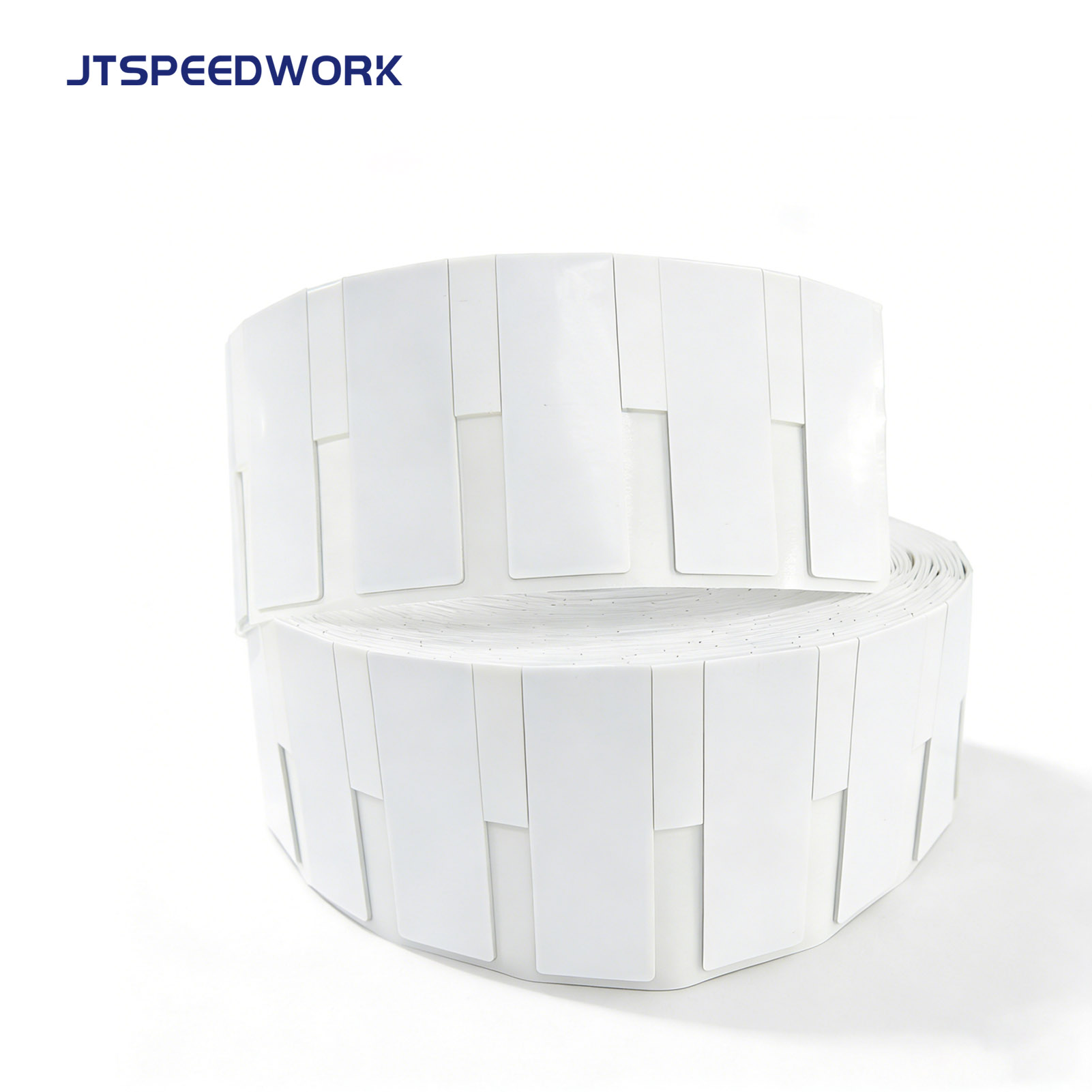 JT-K8025 80*25*1,26 mm 860–960 MHz UHF fleksibel utskrivbar RFID-etikett med metallutskrift Impinj Monza R6-P