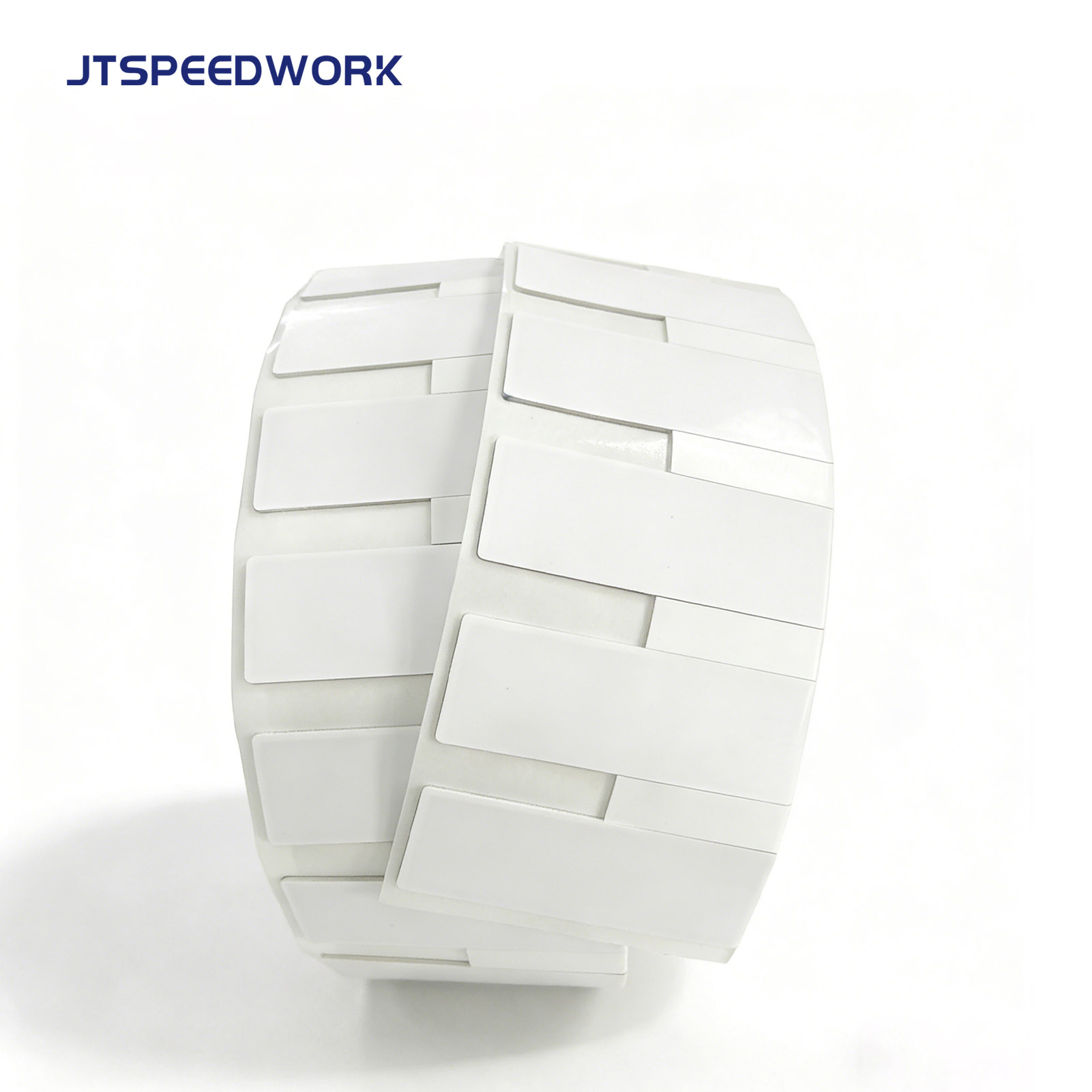 JT-K8025 80*25*1,26 mm 860–960 MHz UHF fleksibel utskrivbar RFID-etikett med metallutskrift Impinj Monza R6-P